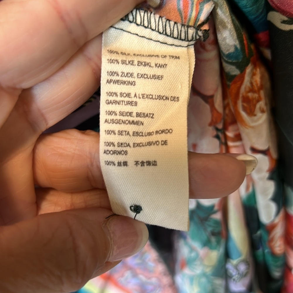 Johnny Was Brenda Silk Floral Maxi Dress NWT - Picture 6 of 10